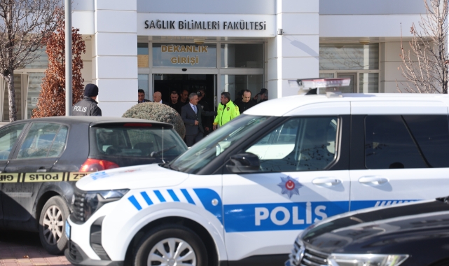 Selçuk Üniversitesi'nde silahlı saldırı! Dekan yardımcısı vuruldu