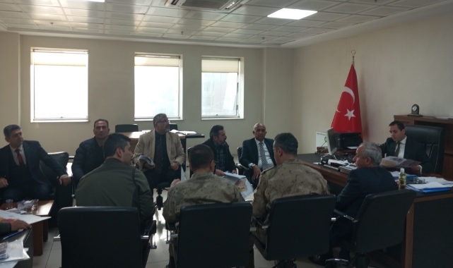 Siirt'te av dönemi komisyonu toplantısı