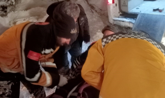 Sinop’ta ekipler 85 yaşındaki hasta için seferber oldu