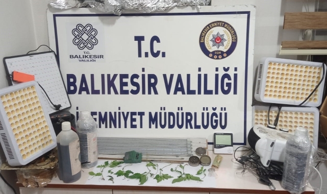 Susurluk’ta uyuşturucu operasyonu