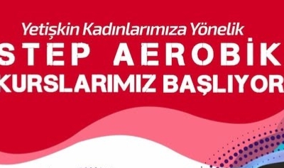 Tavas Belediyesi step aerobik kursları başlıyor