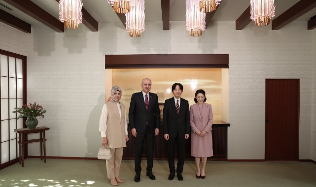 TBMM Başkanı Kurtulmuş Japonya Veliaht Prensi ile görüştü