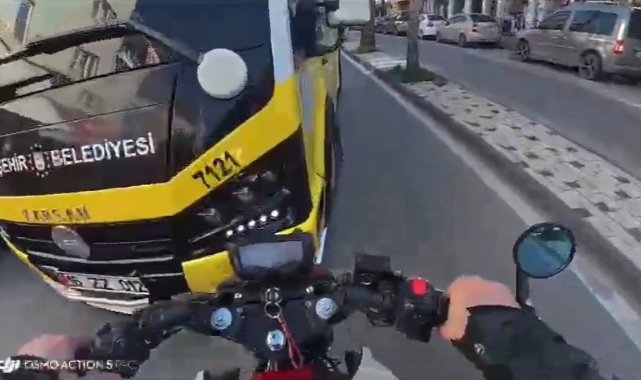 Ters yöne girip otobüse çarptı
