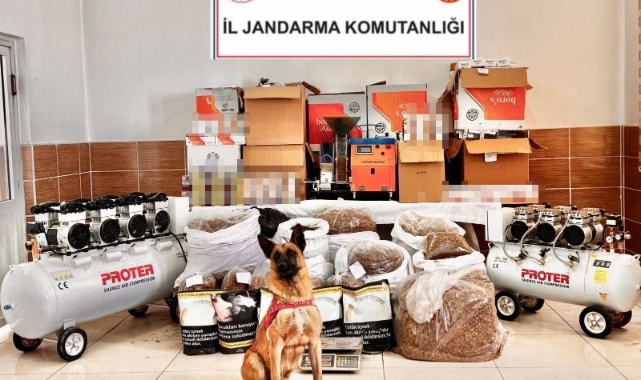 Tokat'ta kaçak tütün ve cep telefonu operasyonu!