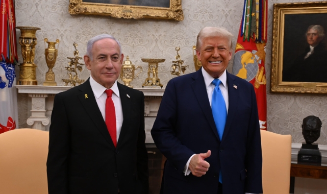 Trump ve Netanyahu Beyaz Saray'da