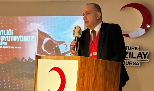 Türk Kızılay Nilüfer Şubesi'nde Abdurrahman Levent Ezberci güven tazeledi