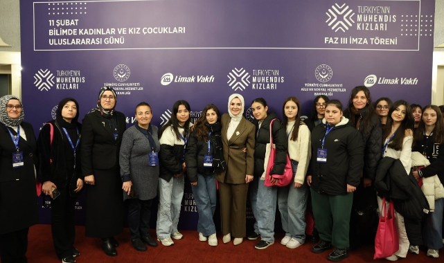 Türkiye’nin Mühendis Kızları projesinin 3. Fazı için imzalar atıldı