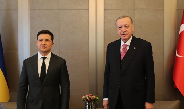 Ukrayna lideri Zelenski Ankara'ya geldi