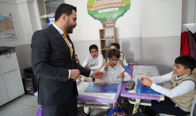 Yakutiye’den çocuklara fahri temizlik müfettişi ünvanı