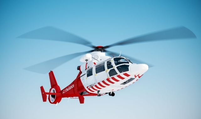 ABD'de hava ambulansı düştü