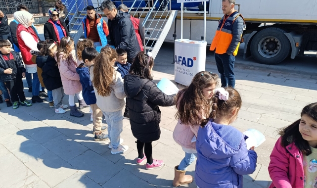 AFAD Deprem Simülasyon Tırı Erzincan’da