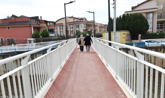 Akarca Yaya Köprüsü'ne engelli rampası