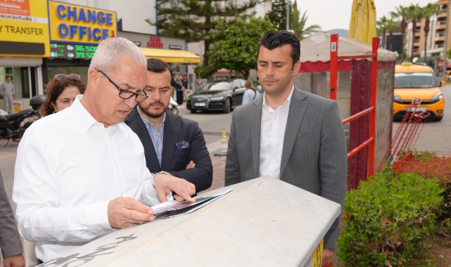 Alanya’da park ve bahçelerde yenileme çalışması