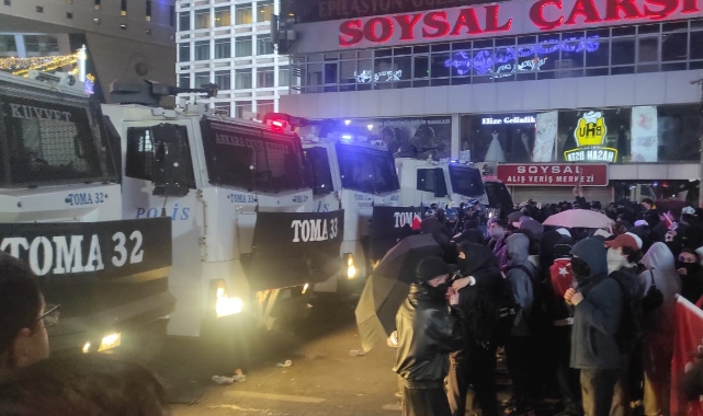 Başkentte protestolar devam etti