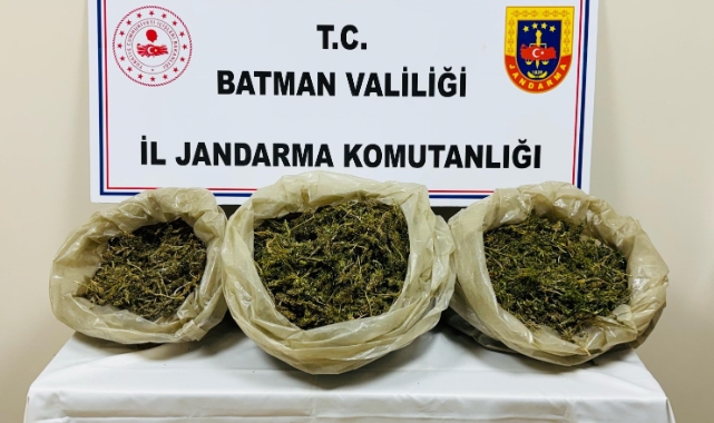 Batman'da bir evde 21 kilo esrar bulundu! 1 tutuklama