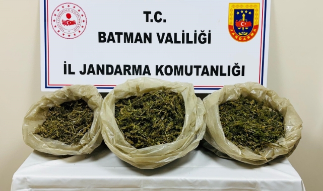 Batman'da bir evde 21 kilo esrar bulundu!