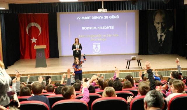Belediyeden öğrencilere su farkındalığı semineri