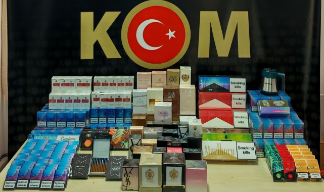 Bilecik'te yüzlerce paket kaçak sigara ve parfüm ele geçirildi