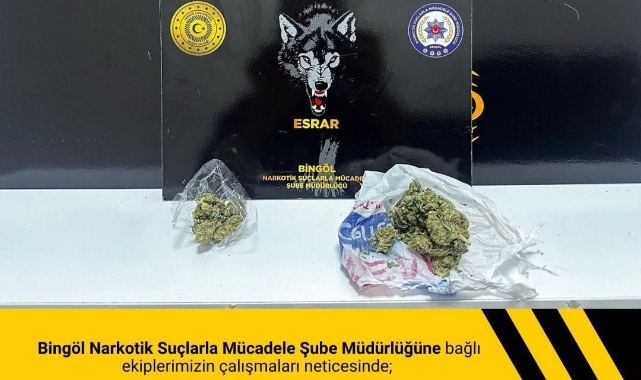 Bingöl’de uyuşturucuyla mücadele çalışmaları sürüyor