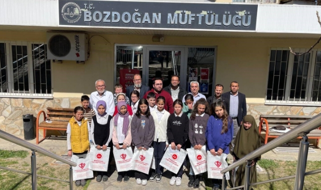 Bozdoğan'da dereceye giren öğrencilere ödül verildi