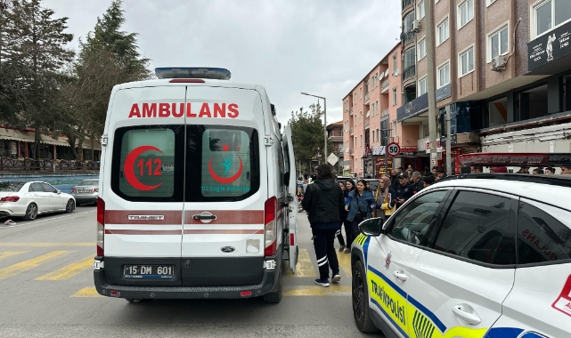 Burdur'da otomobilin çarptığı yaya yaralandı