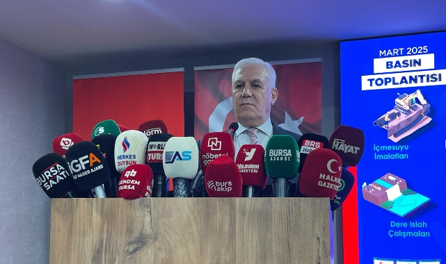 Bursa Büyükşehir Belediye Başkanı Mustafa Bozbey'den Mart ayı değerlendirme toplantısı