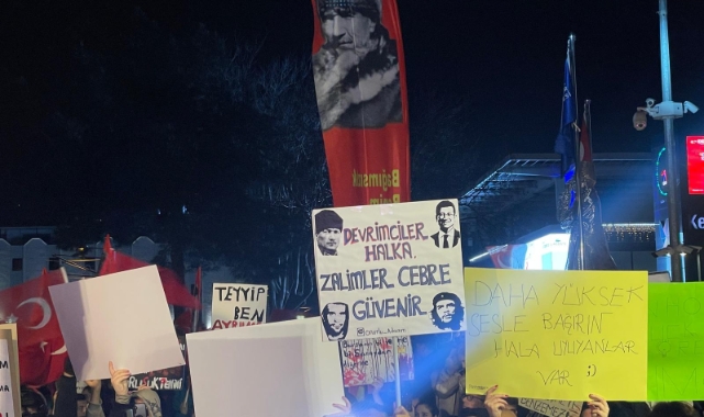Bursa'da İmamoğlu eylemlerinde altıncı gün!