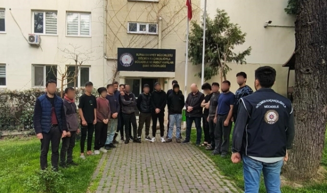 Bursa'da kaçak göçmenleri çalıştırdığı tespit edilen 2 kişi yakalandı