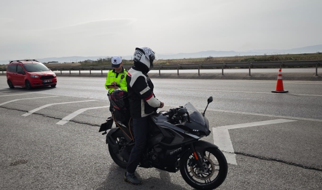 Bursa'da motosikletlere sıkı denetim