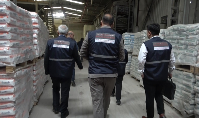 Bursa'da yapı malzemeleri üreticileri denetlendi