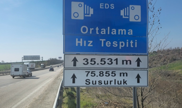 Bursa Emniyet Müdürlüğü 2 tane daha Ortalama Hız İhlal Tespit Sistemi kurulduğunu duyurdu