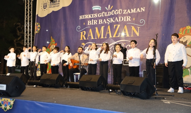 Bursalı çocuklardan Su Günü'ne özel konser
