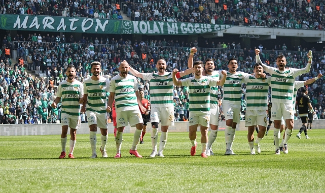 Bursaspor'dan şampiyonluk yolunda kritik galibiyet