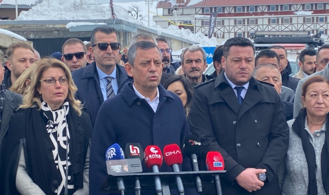CHP Lideri Özel: "Hesap sormayanlardan hesap sormak zorundayız"