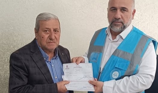 Cizreli vatandaştan Gazze'ye anlamlı bağış