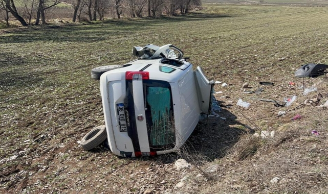 Çorum'da feci kaza:1 ölü, 5 yaralı