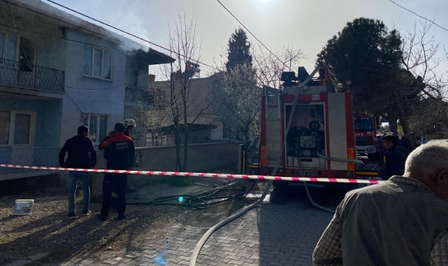 Denizli’de elektrikli ısıtıcıdan çıkan yangın korkuttu