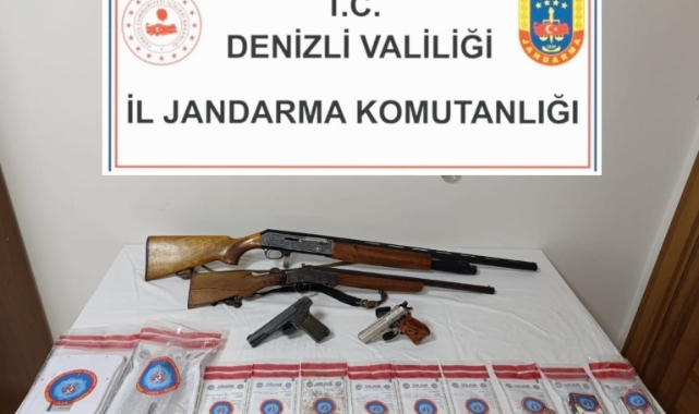 Denizli’de uyuşturucu operasyonlarında 22 kişi gözaltına alındı