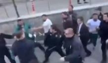 Deplasman dönüşü Bursasporlu taraftarlara sert müdahale!