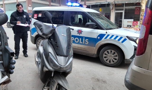 Devrilen motosikletin sürücüsü yaralandı
