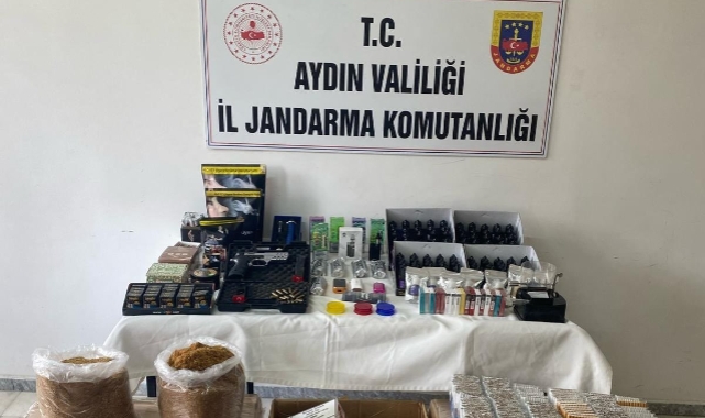 Didim’de 82 bin 760 adet doldurulmuş makaron ele geçirildi