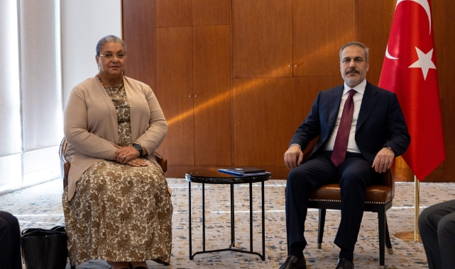 Dışişleri Bakanı Fidan BM Libya Özel Temsilcisi Tetteh'i kabul etti