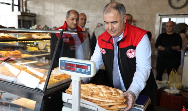 Elazığ’da fırınlar denetlendi