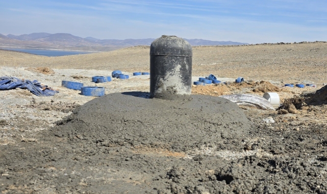 Elazığ’ın köylerinde sondaj çalışmaları sürüyor