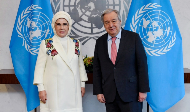 Emine Erdoğan ve Guterres’ten sıfır atık için küresel iş birliği!