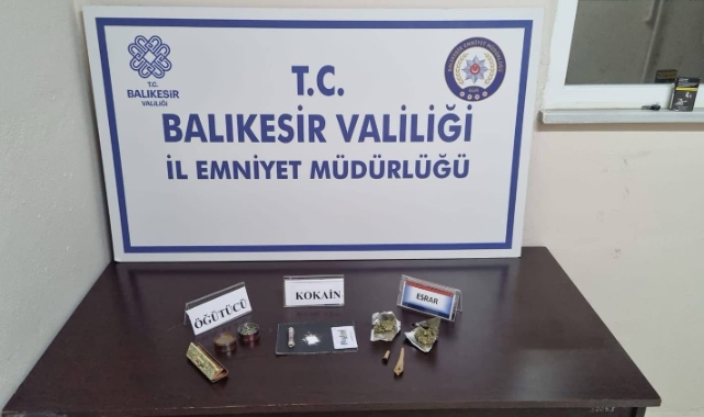 Erdek'te uyuşturucu operasyonu: 2 şüpheli gözaltına alındı