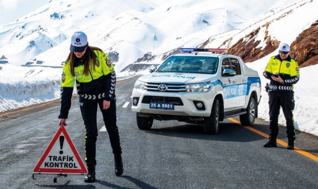 Erzurum’da kent merkezinde bir ayda 81 kaza