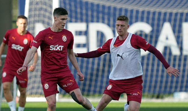 Galatasaray, Fenerbahçe maçı hazırlıklarını sürdürdü