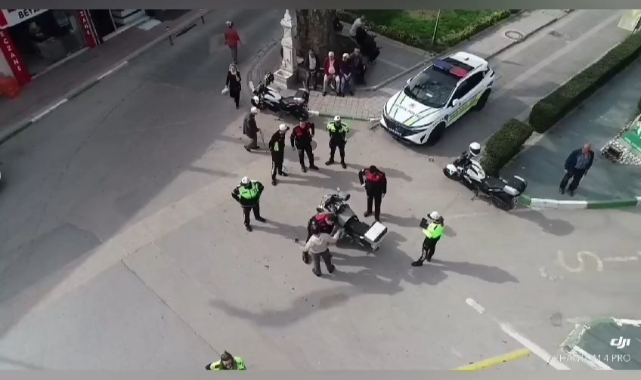 Gemlik'te dronlu denetim