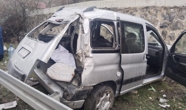 Gümüşhane'de trafik kazası: 4 yaralı